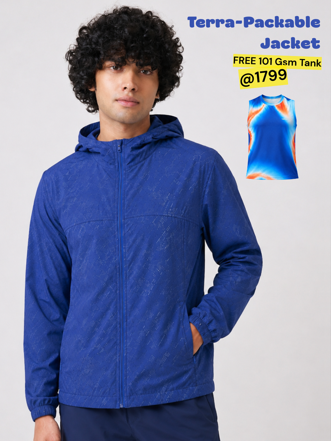 Terra Packable Jacket + FREE 101 Gsm Tank