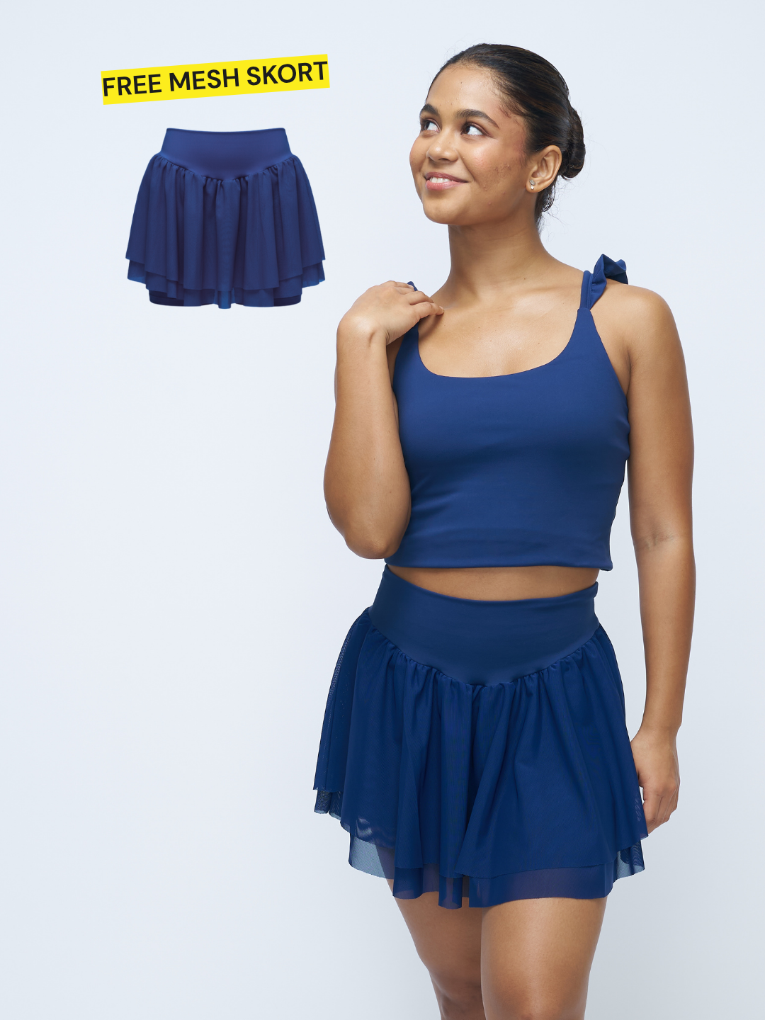 Stretchie™ Mesh Skort + FREE MESH SKORT