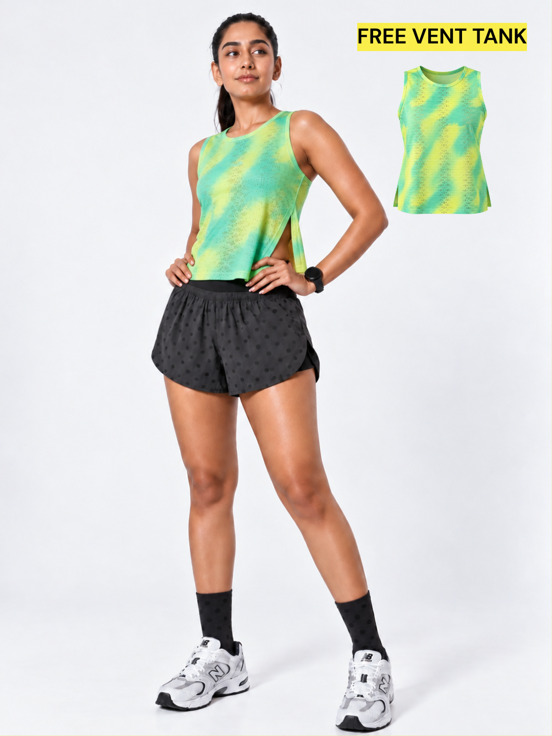 Stretchie™ Short-in-Short + Free Vent Tank