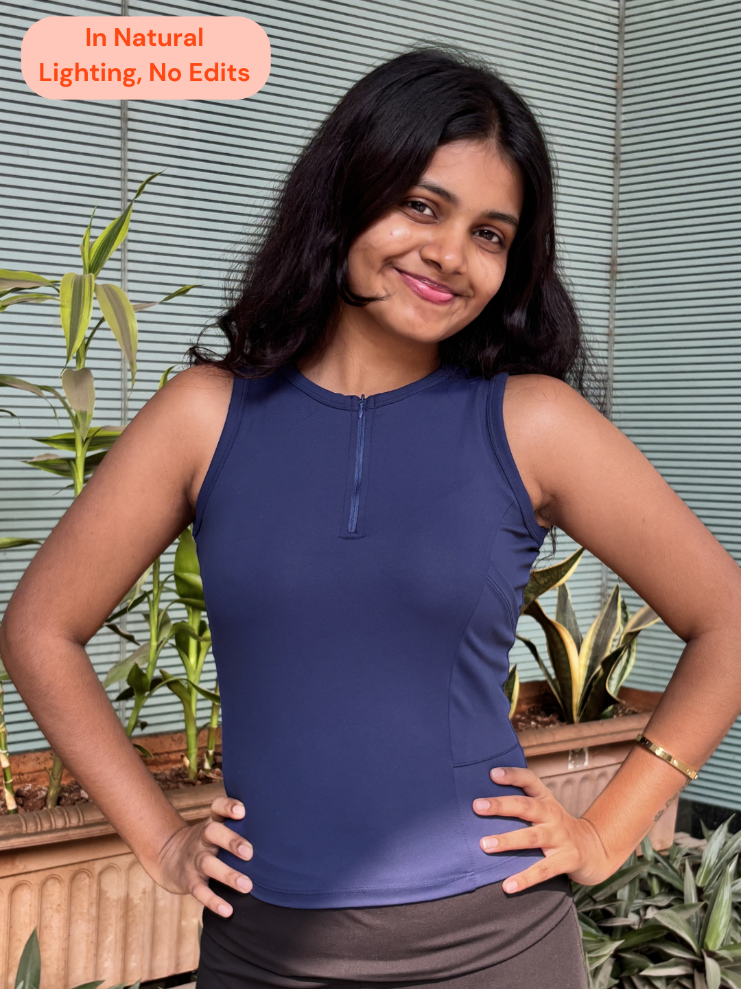 Stretchie Zipper Tank