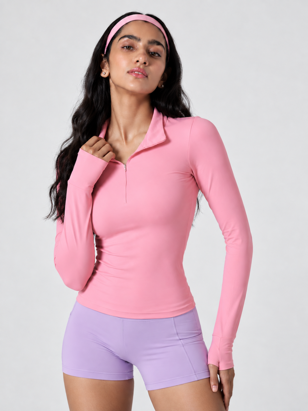 Cuddle Zipper Tee™ + Free Biker Shorts
