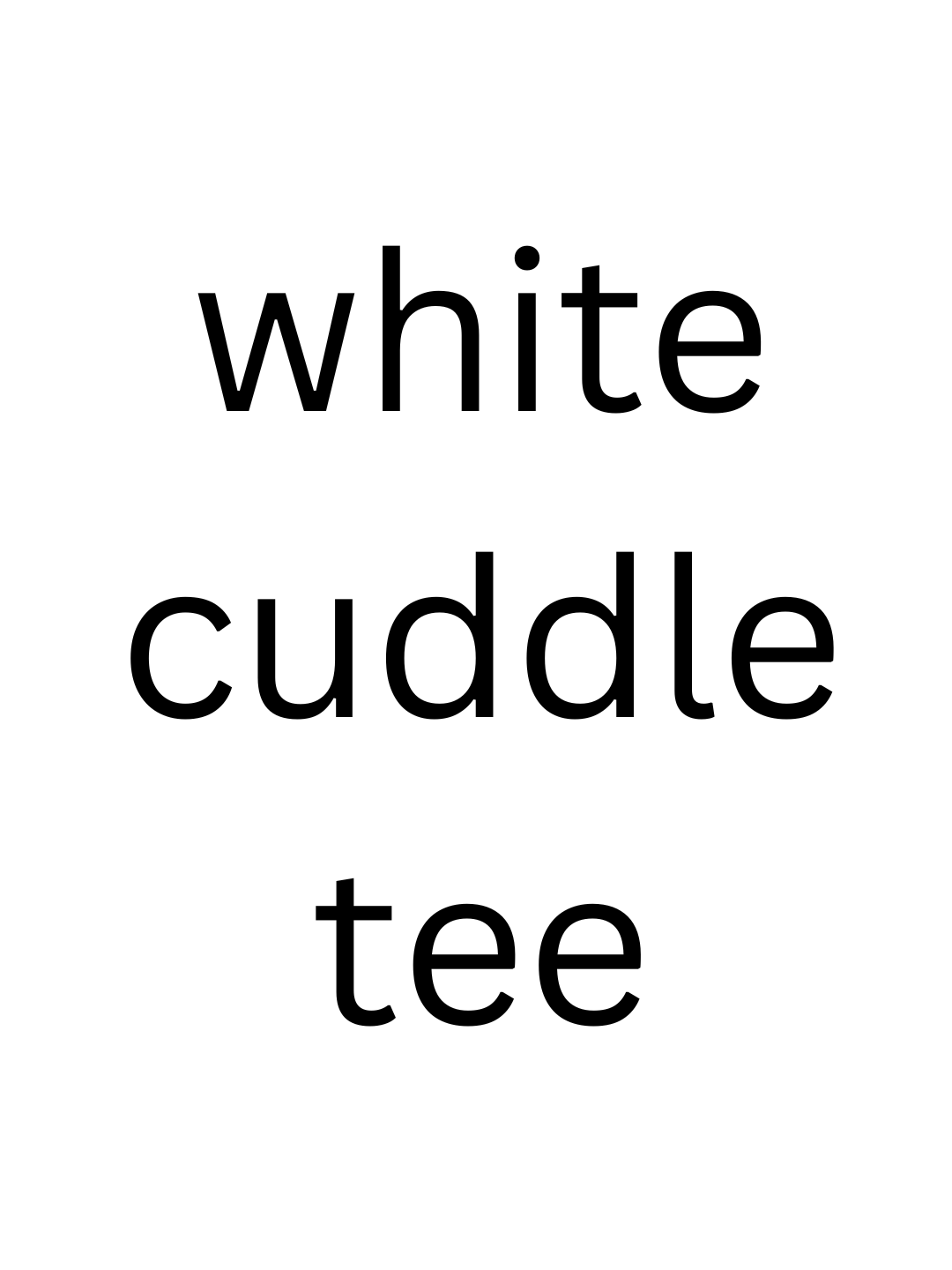 Cuddle Tee V-Day Special