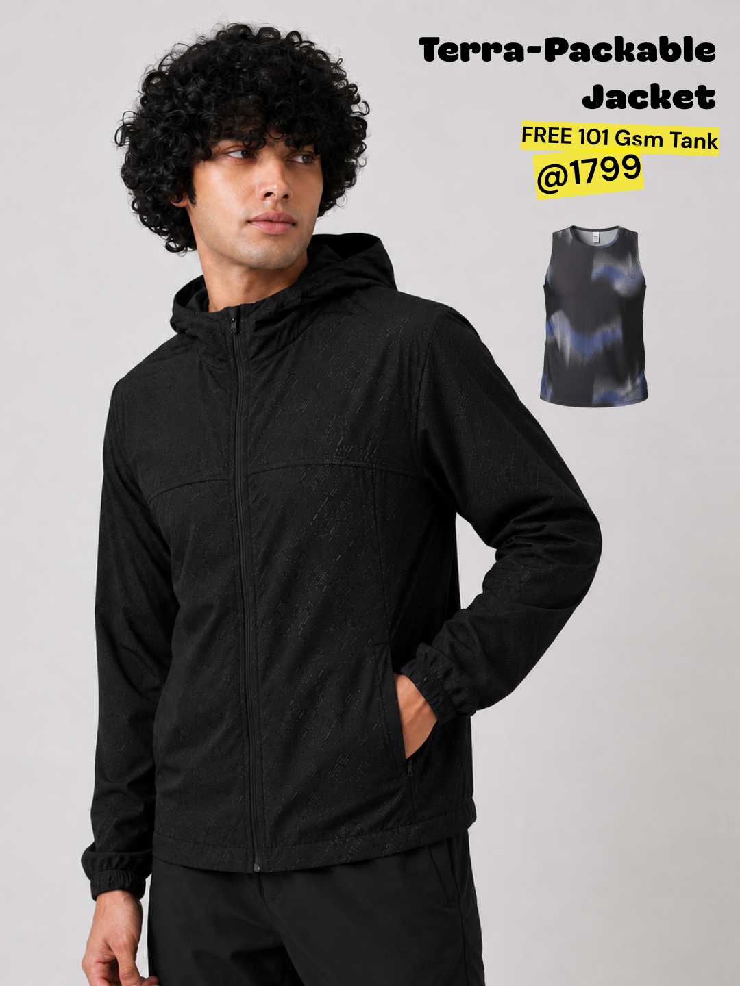 Terra Packable Jacket + FREE 101 Gsm Tank