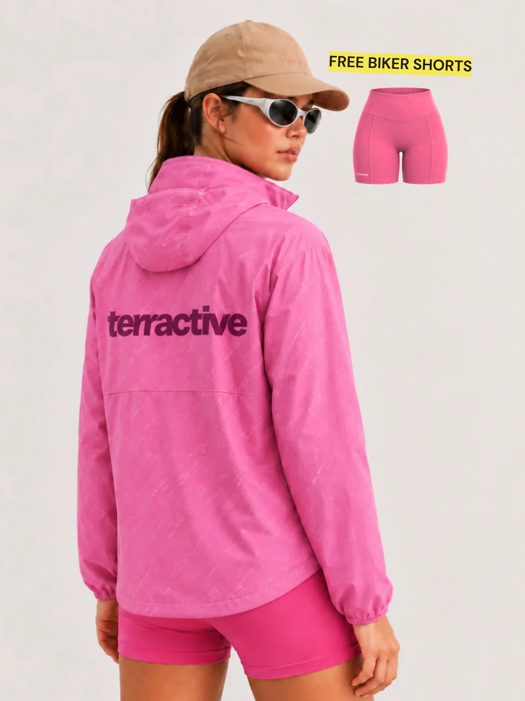 Terra Packable Jacket + FREE Biker Shorts