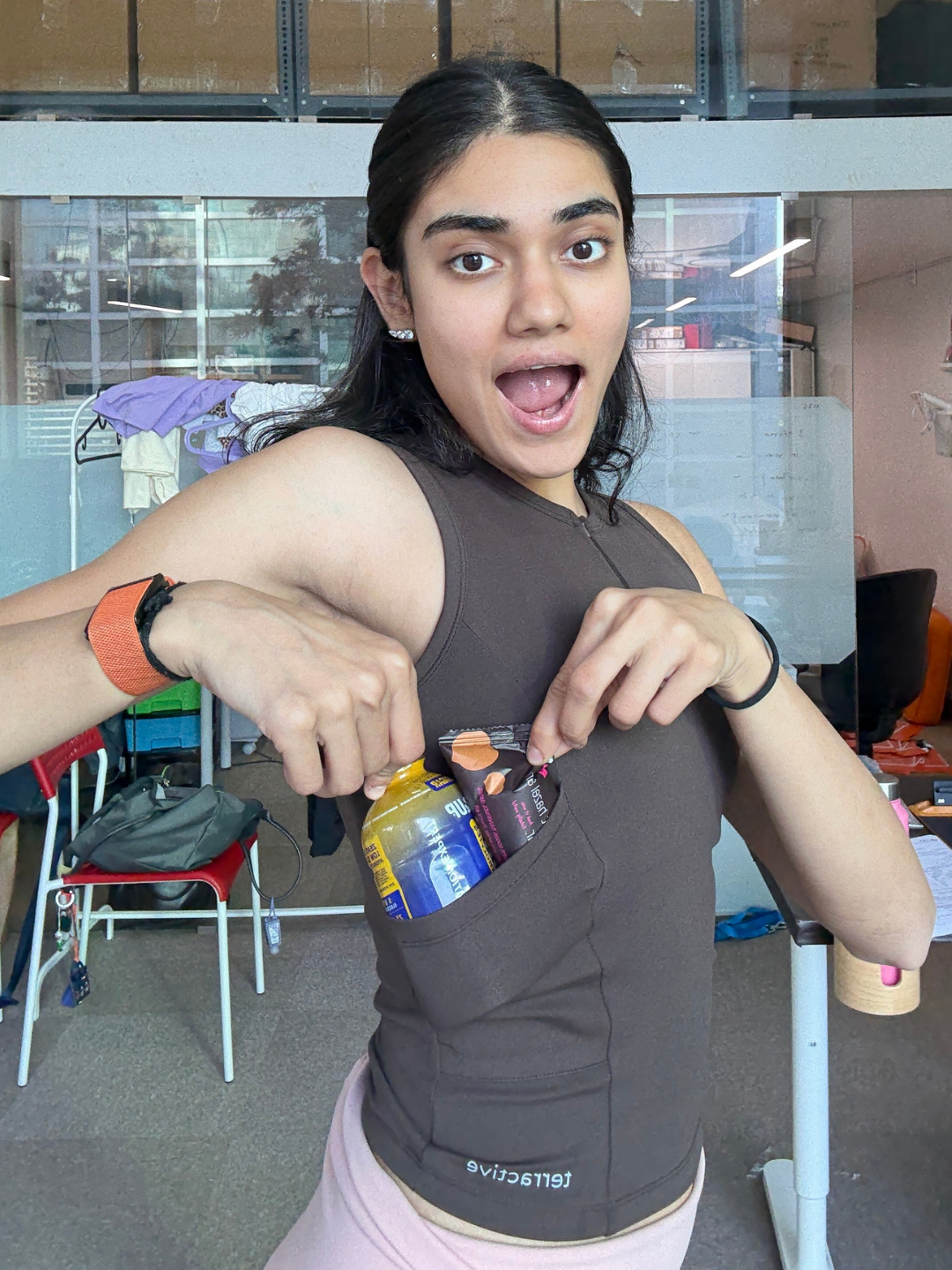 Stretchie Zipper Tank