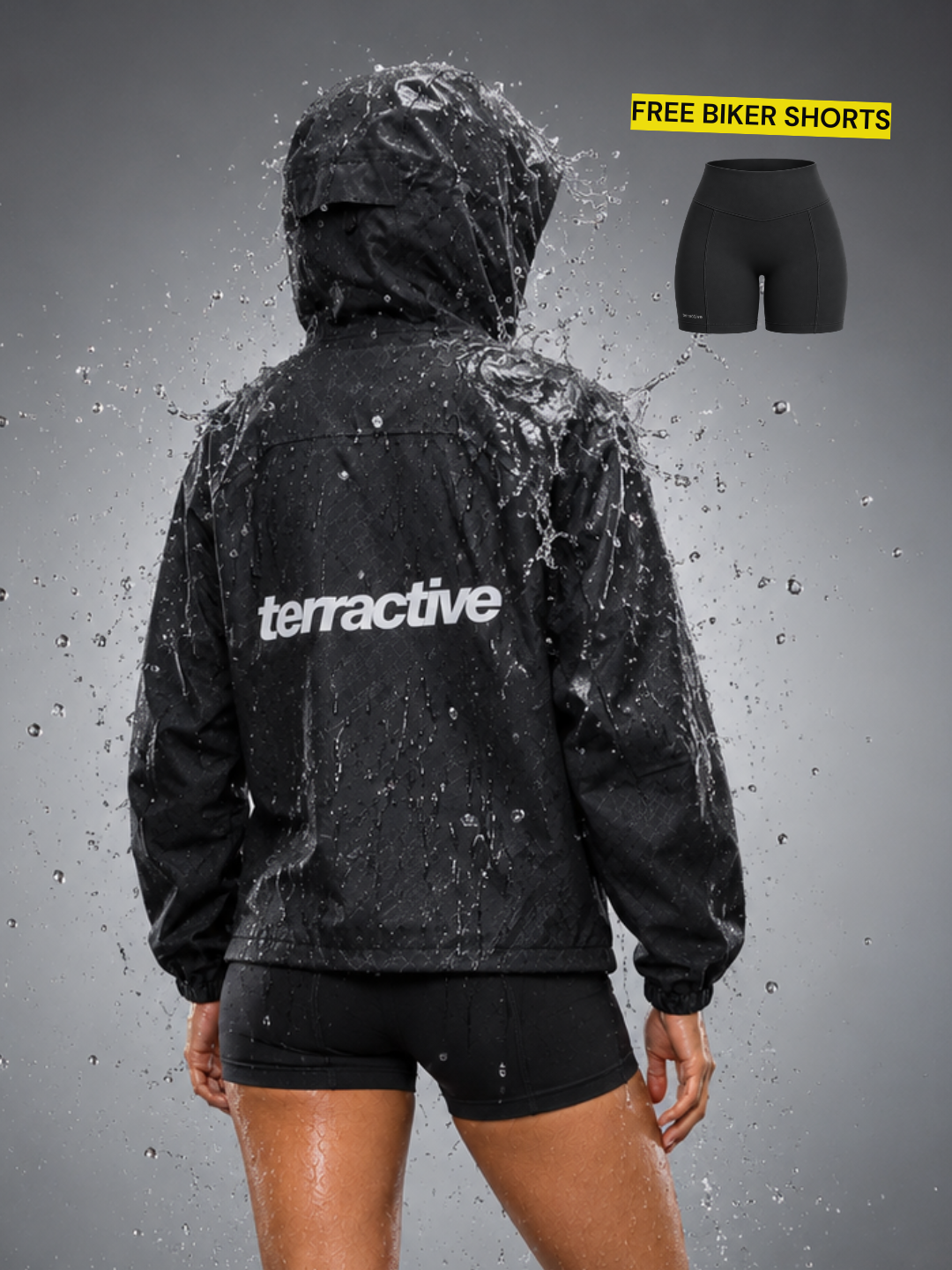 Terra Packable Jacket + FREE Biker Shorts