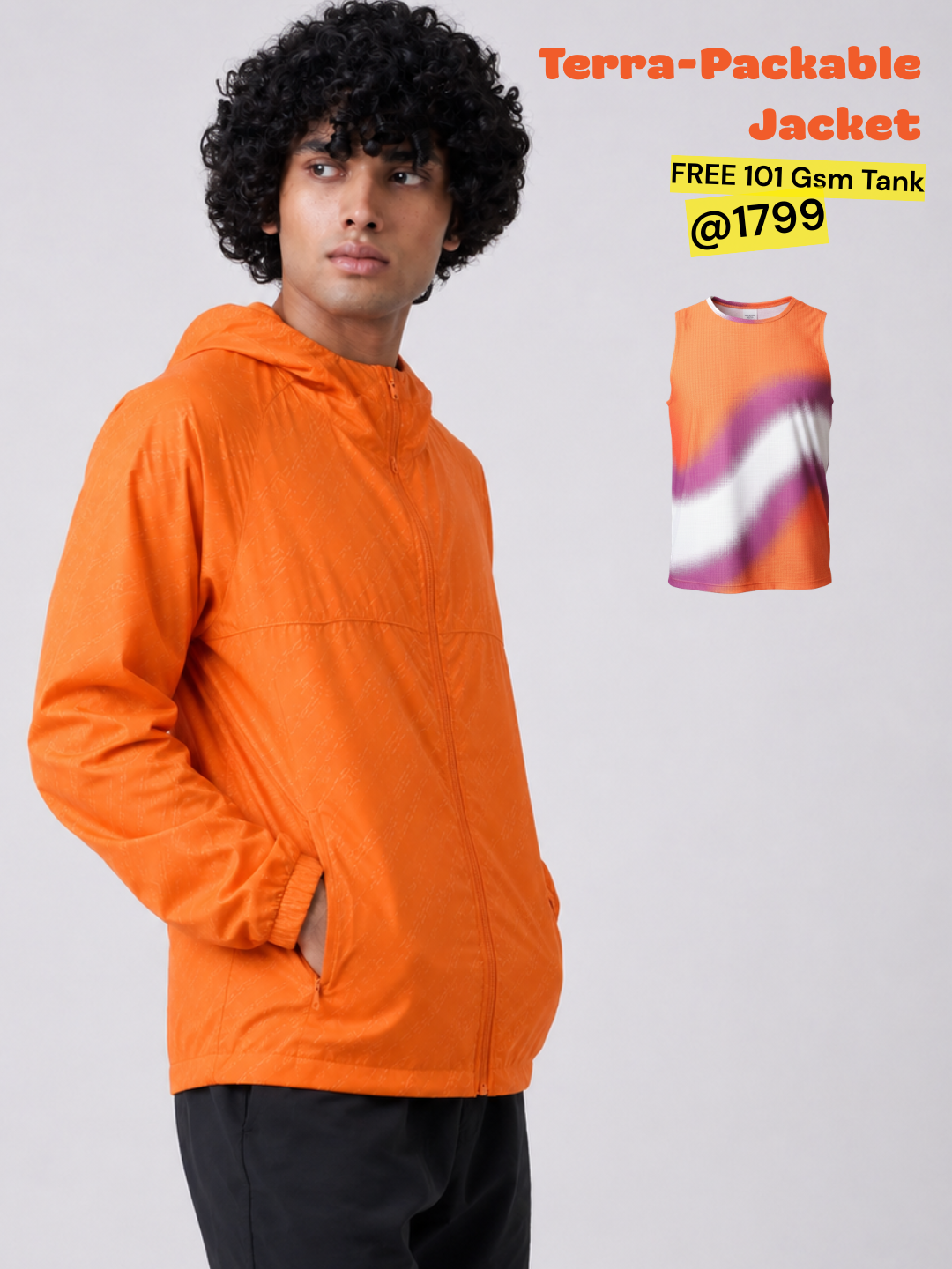 Terra Packable Jacket + FREE 101 Gsm Tank