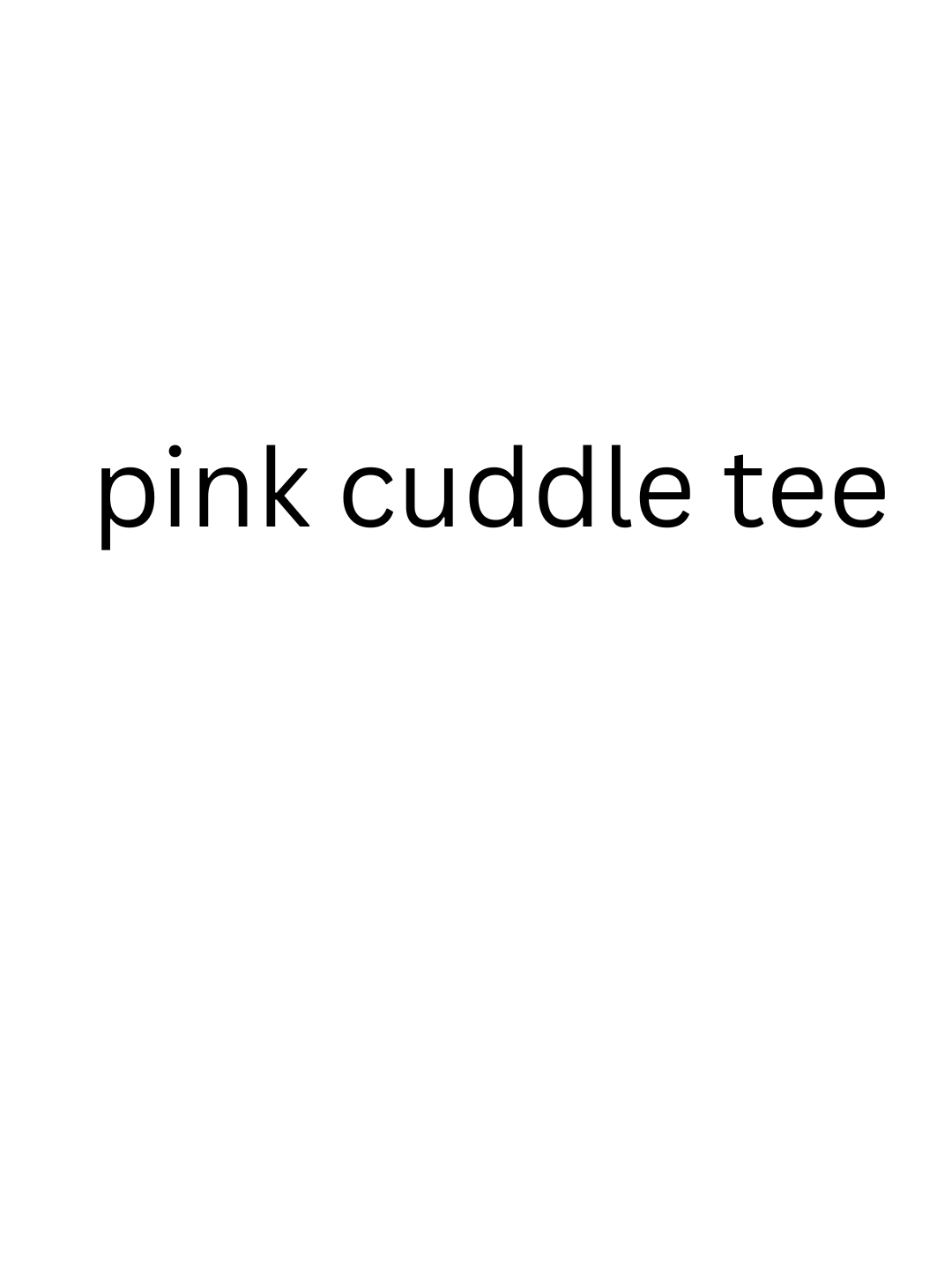 Cuddle Tee V-Day Special