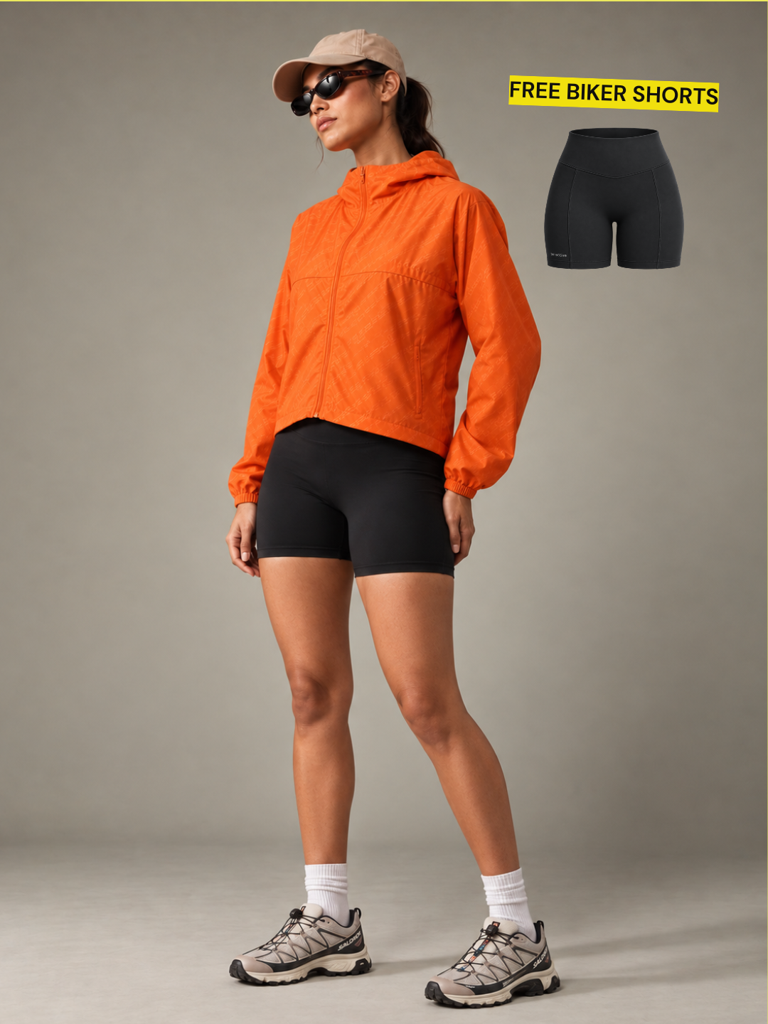 Terra Packable Jacket + FREE Biker Shorts
