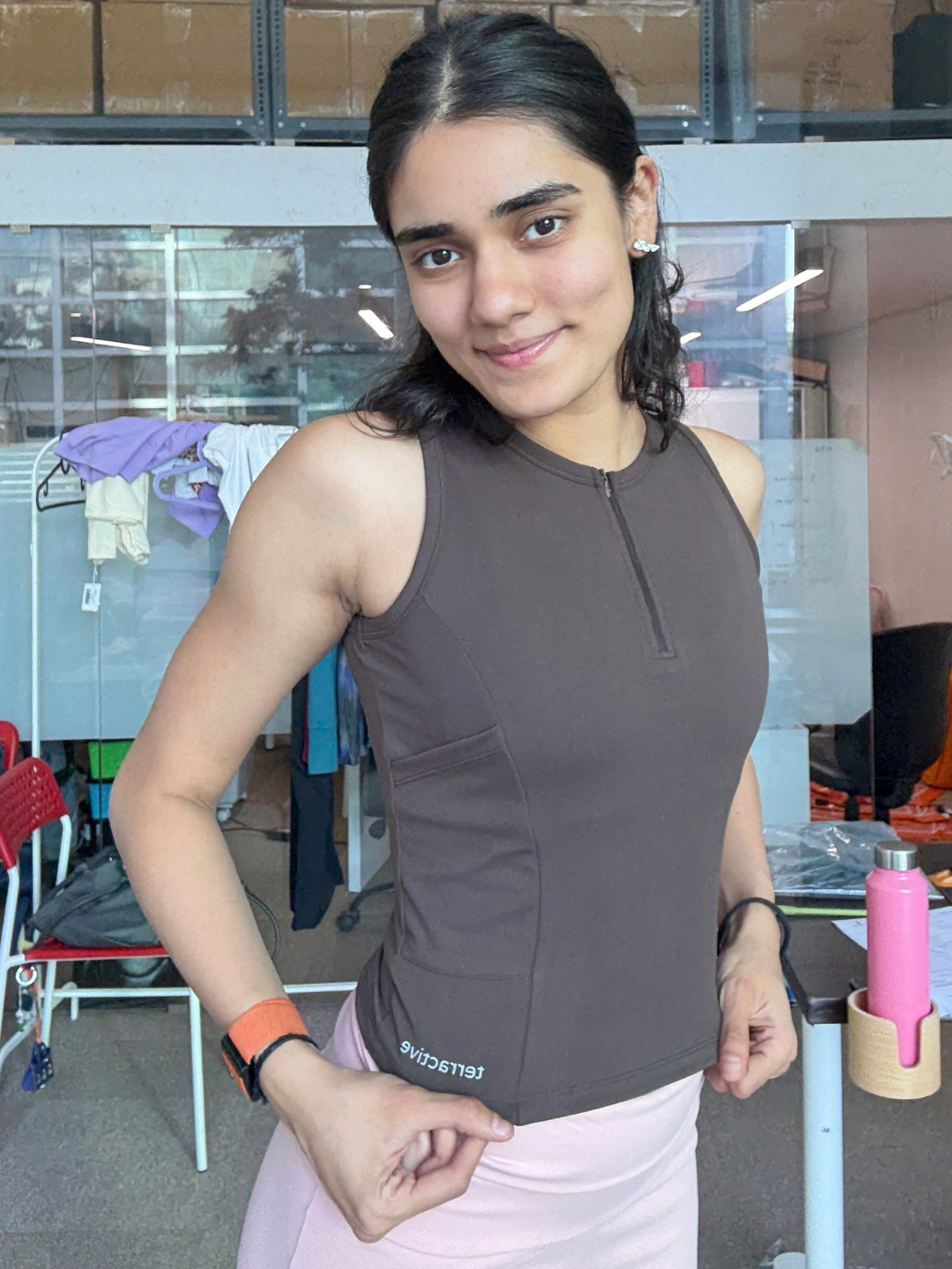 Stretchie Zipper Tank