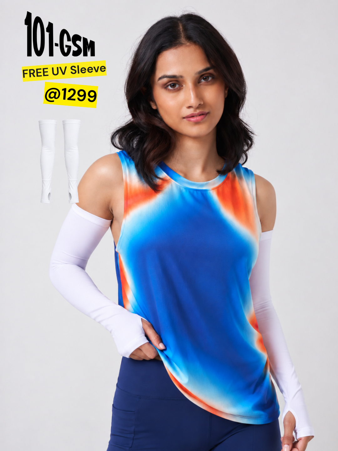 101 Gsm Oversized Tank + FREE UV Sleeve