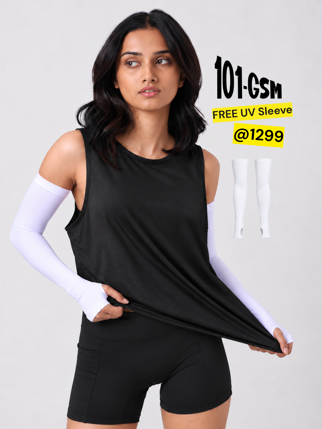 101 Gsm Oversized Tank + FREE UV Sleeve
