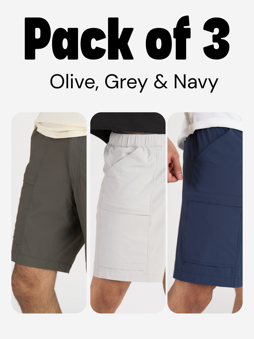 Pack of 3: SpeedWind™  Cargos