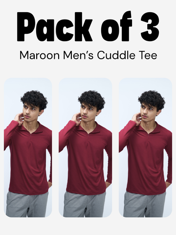 Pack of 3: Men's Cuddle Tee