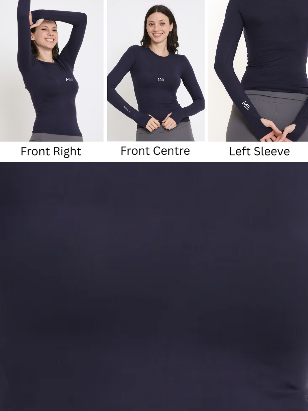 Custom Navy Cuddle Tee