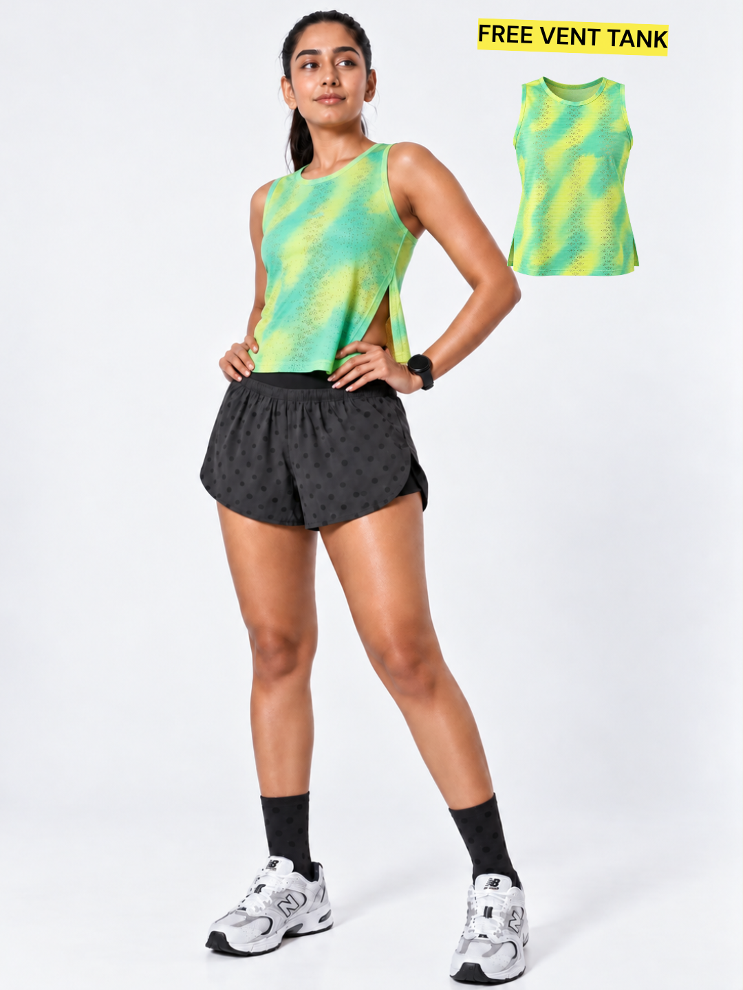 Stretchie™ Short-in-Short + Free Vent Tank