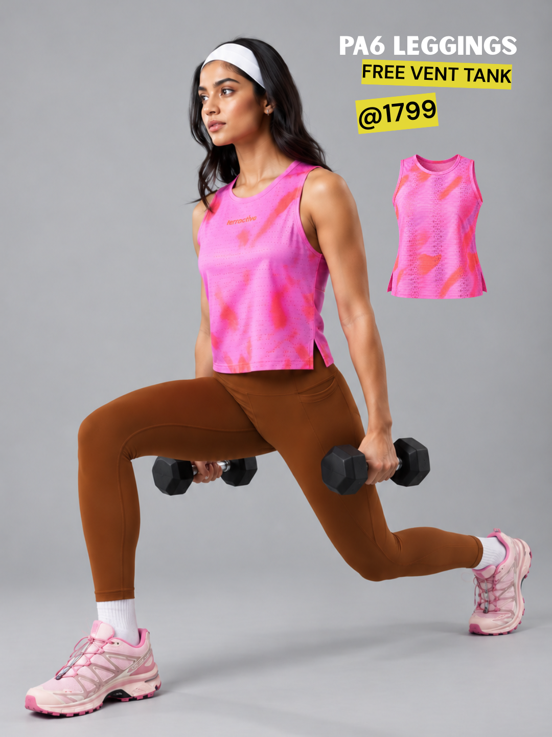 PA-6 Cooling Leggings + Free Vent Tank