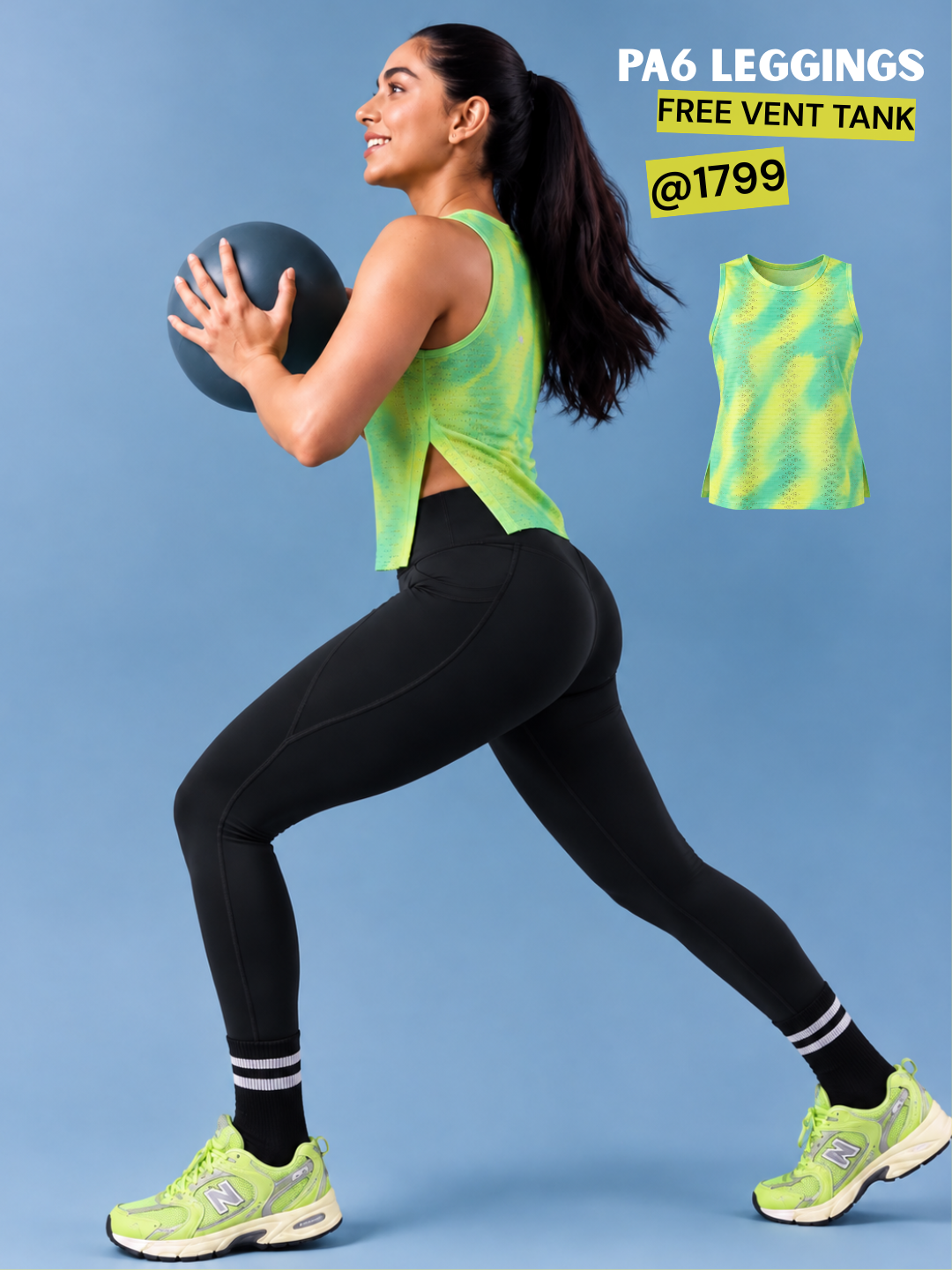 PA-6 Cooling Leggings + Free Vent Tank