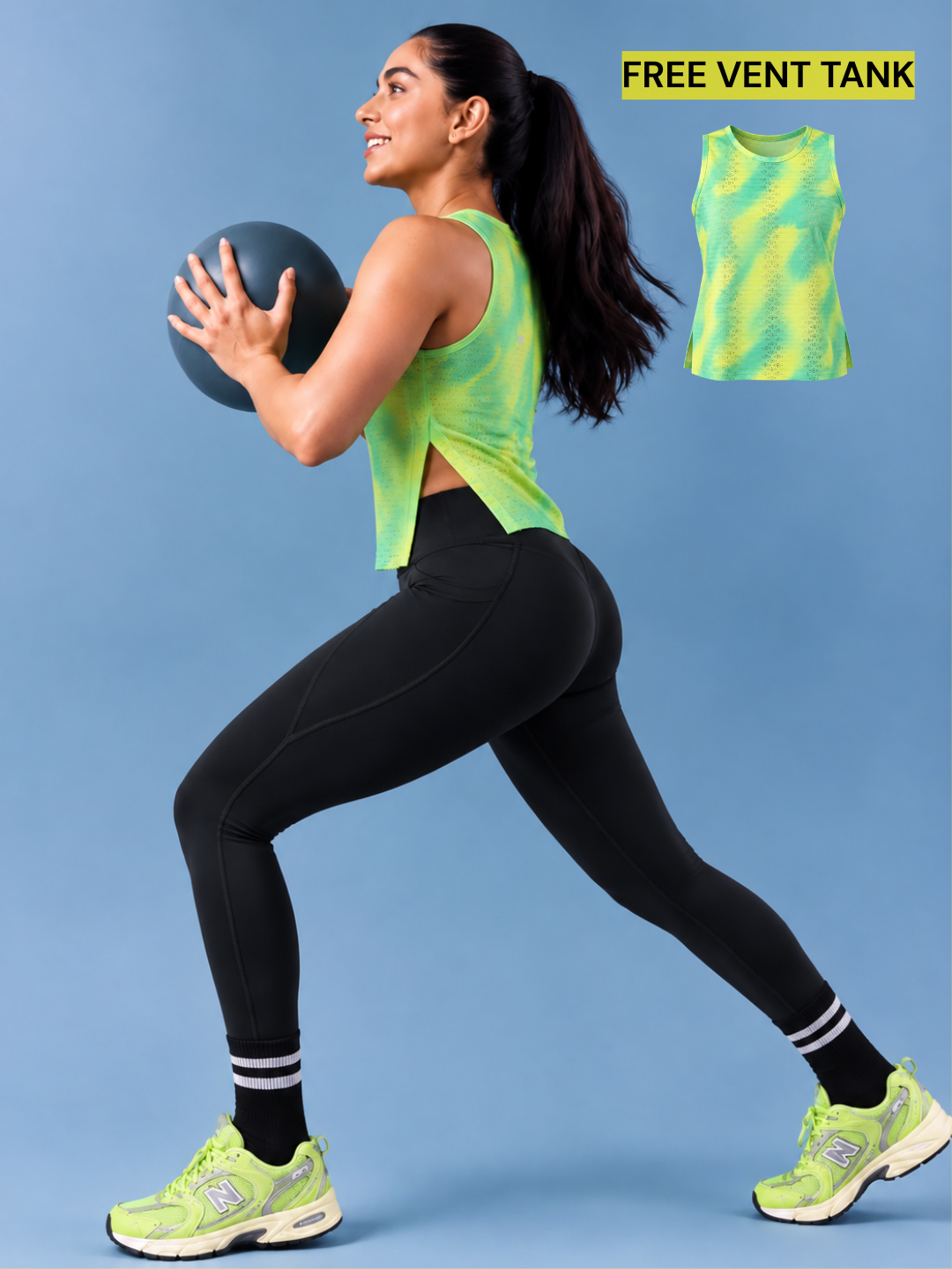 PA-6 Cooling Leggings + Free Vent Tank