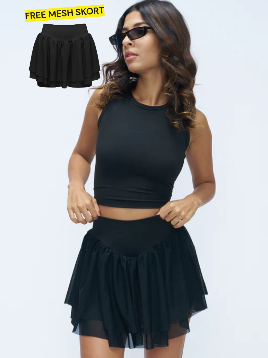 Stretchie™ Mesh Skort + FREE MESH SKORT