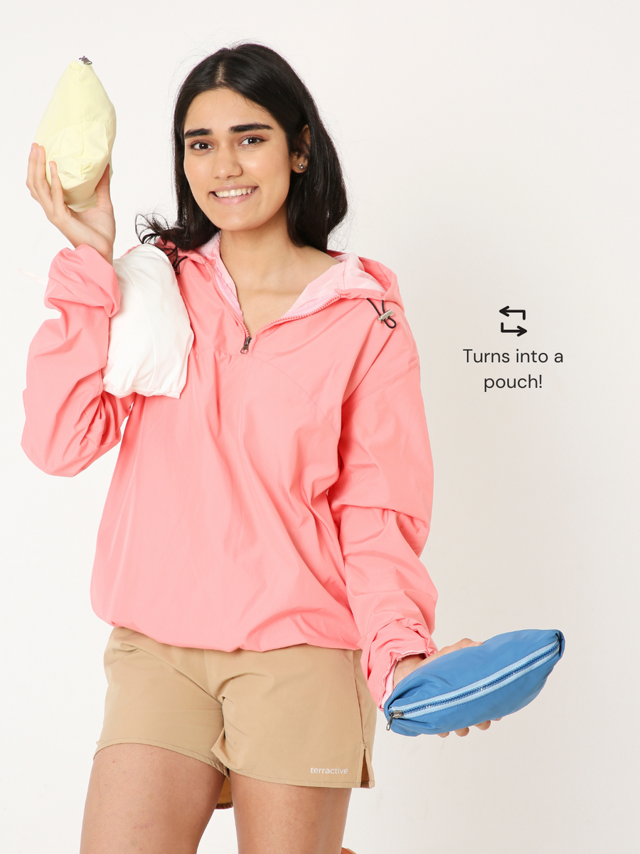 All Terra-In Packable Jacket - Sky Blue